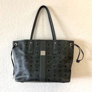 MCM Coated Canvas Medium Reversible Shopper